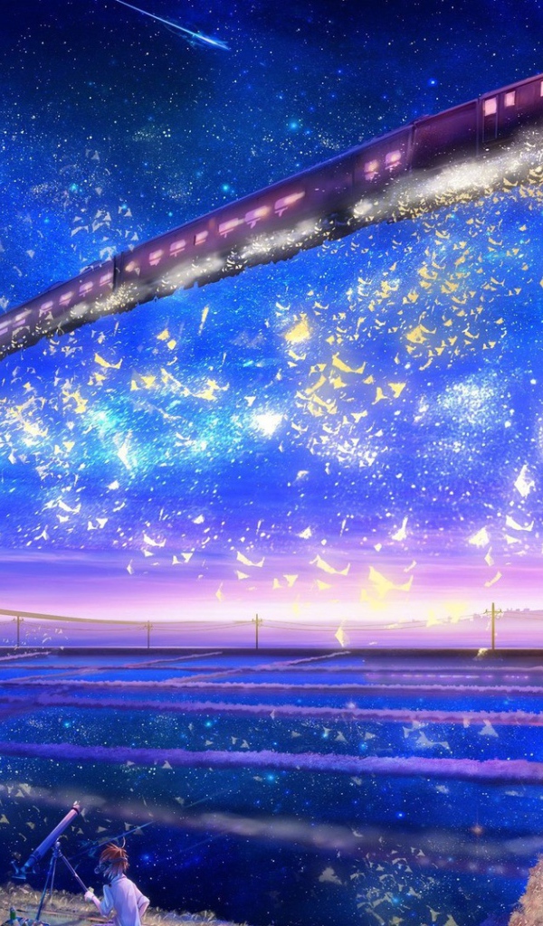 Поезд в небе, аниме Галактический экспресс 999