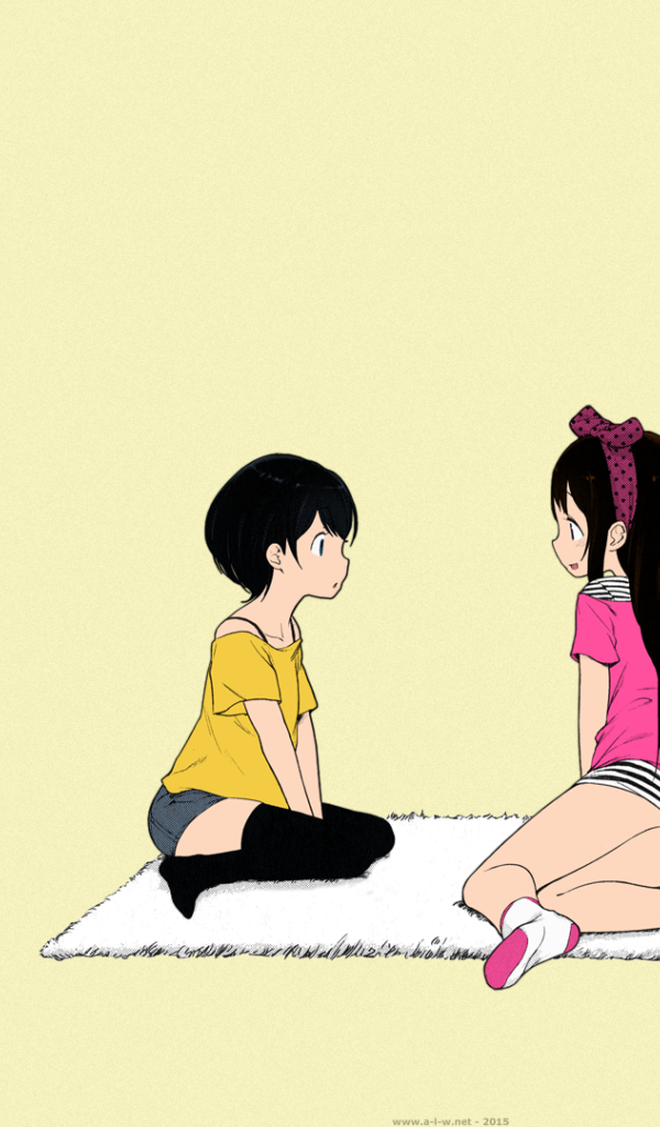 Две девушки из аниме Henreader