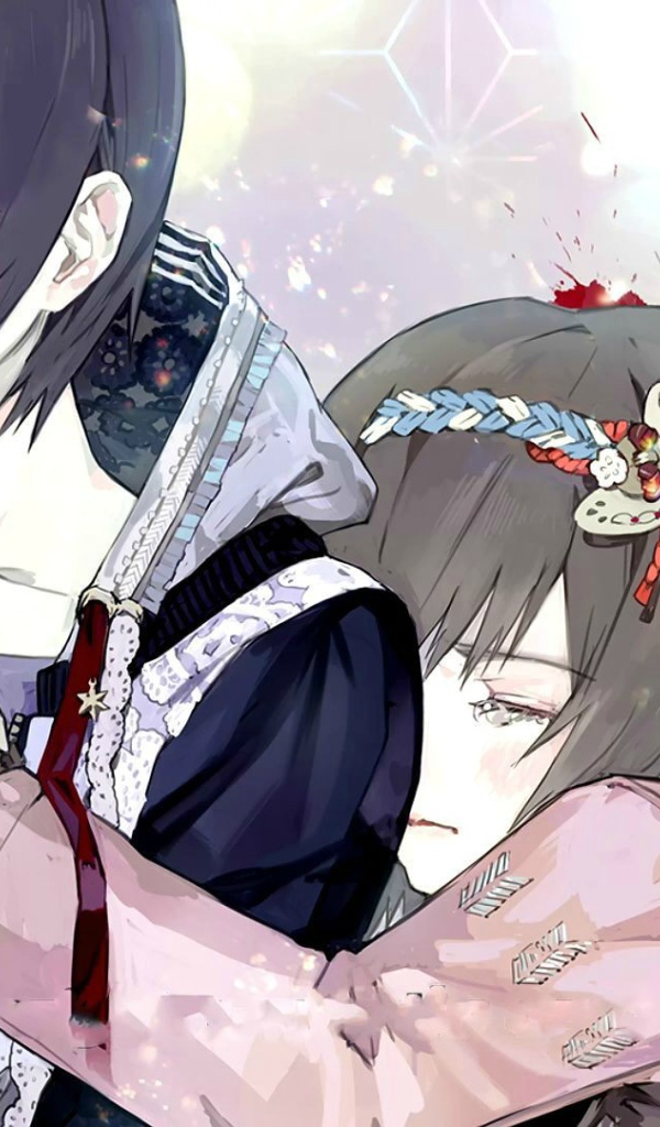 Два героя аниме Tokyo Ghoul