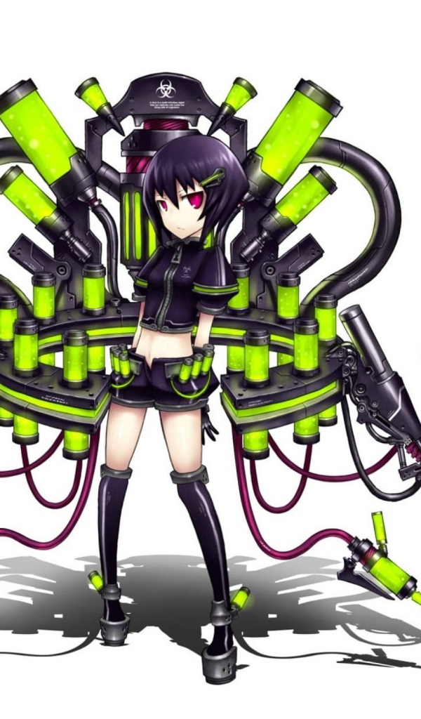 Вирусное вооружение девушки Gia Anime