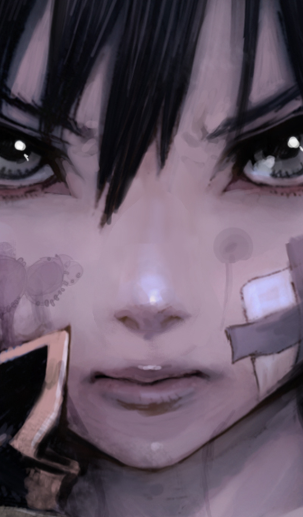 Раненая девушка аниме