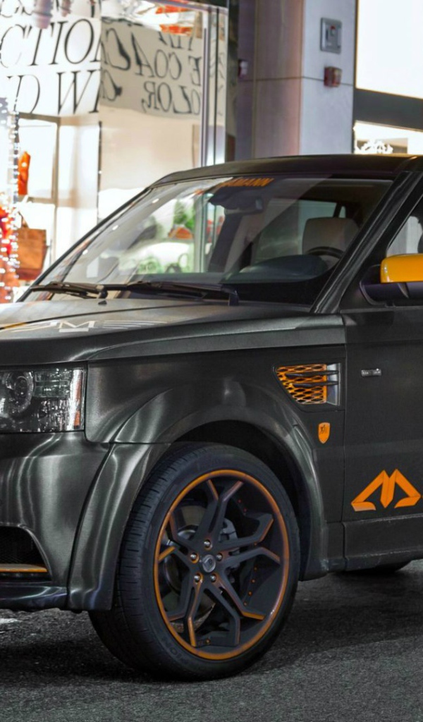 Черный Range Rover Sport by Mansory