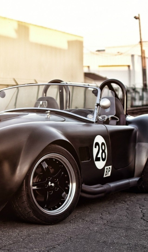 Черный Шелби кобра