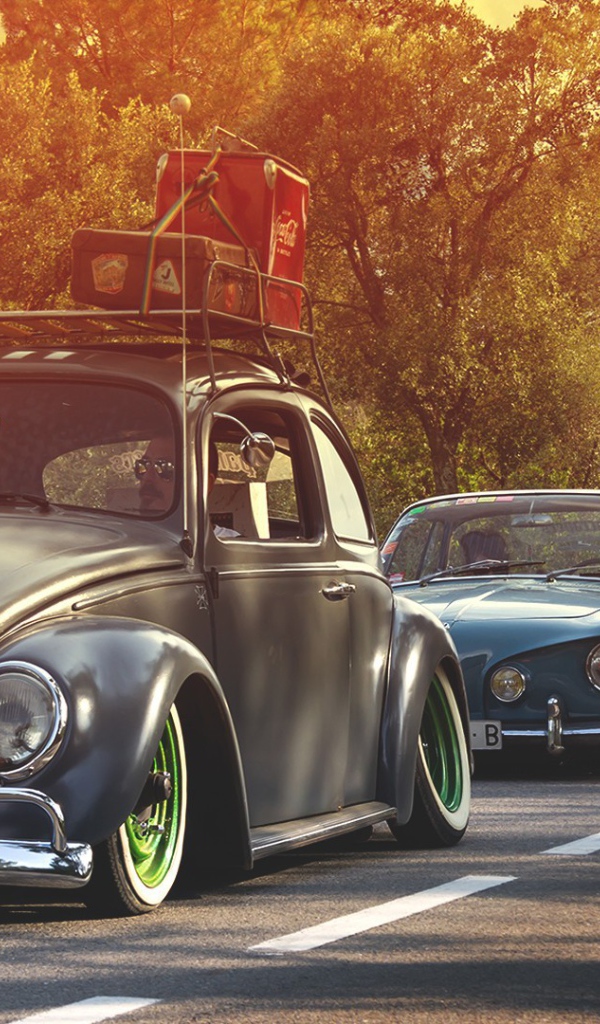 Парад старых ретро автомобилей