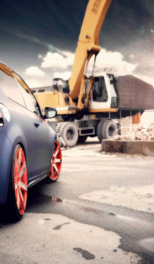 Маленький и большой автомобиль