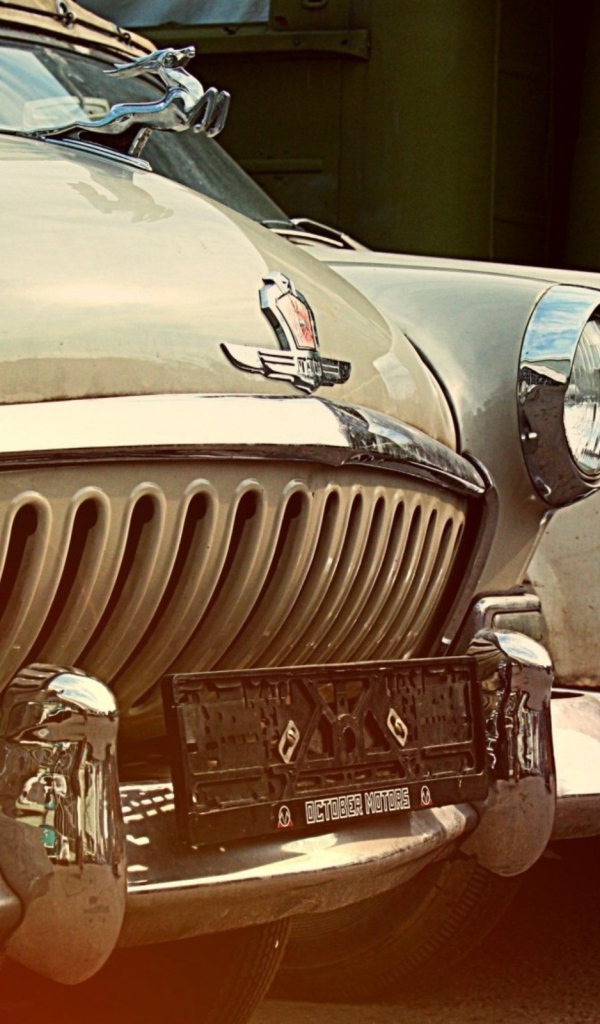 Два старых автомбиля марки Волга