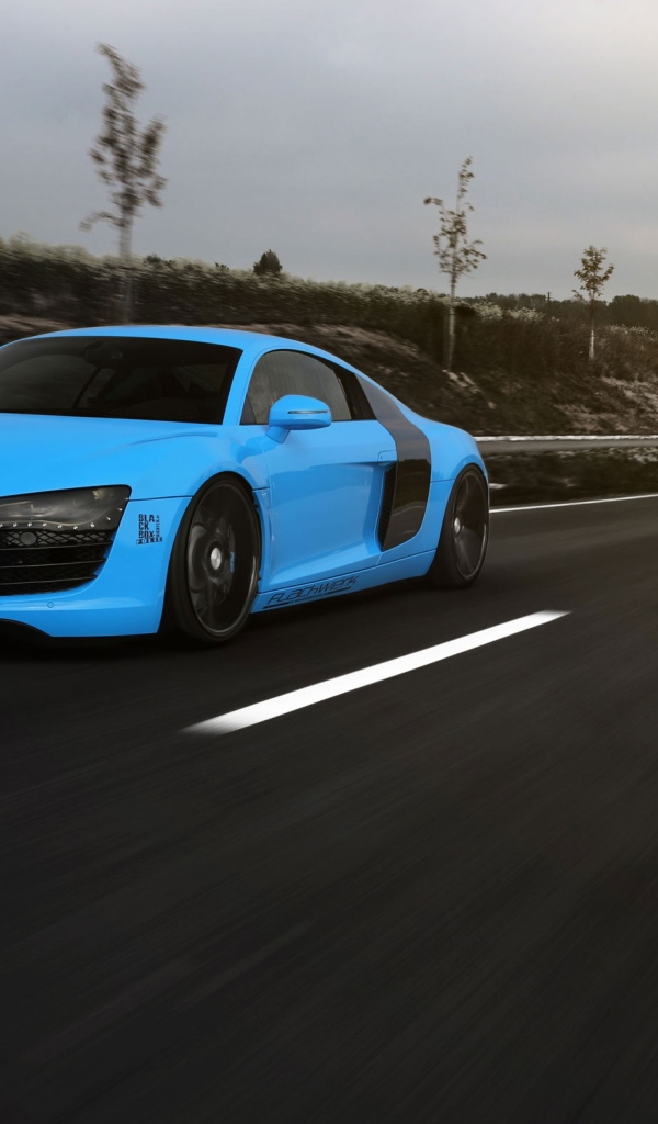 Blue Audi R-8