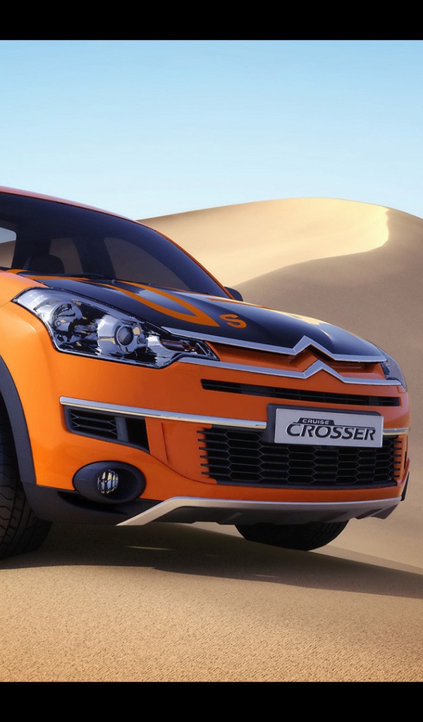 Трехосный пикап Ситроен в пустыне