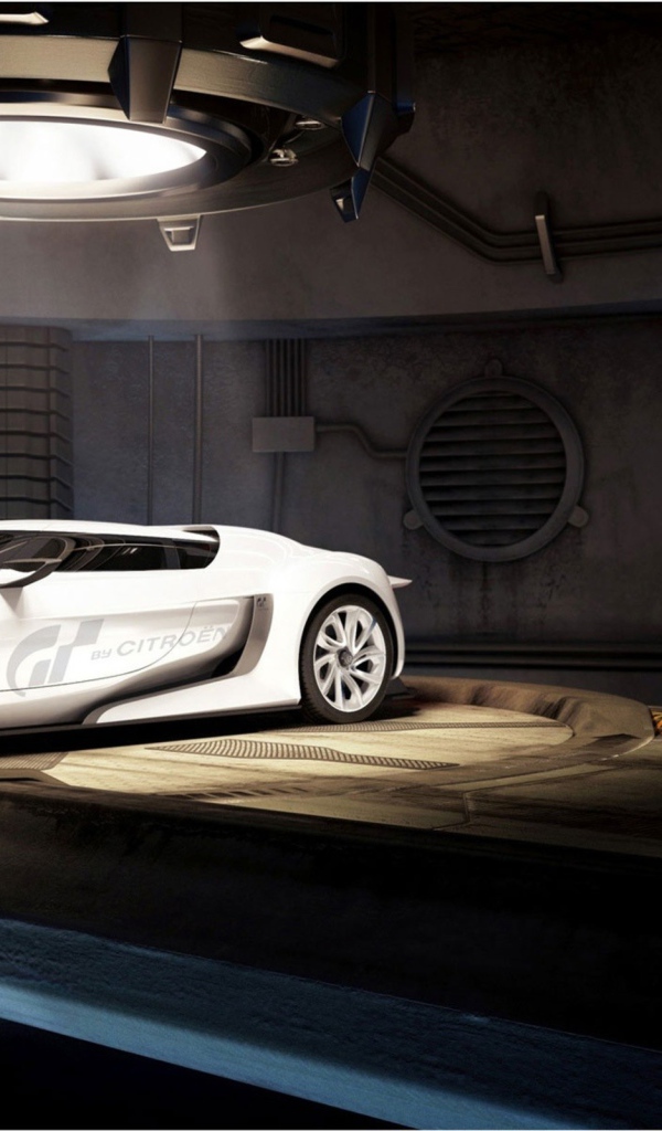 Белый  Citroën Gran Turismo