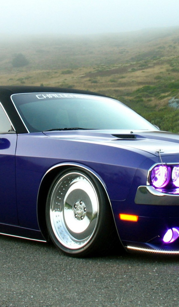 Синий Dodge Challenger Mods