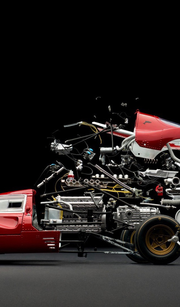 Детали спортивного Ferrari