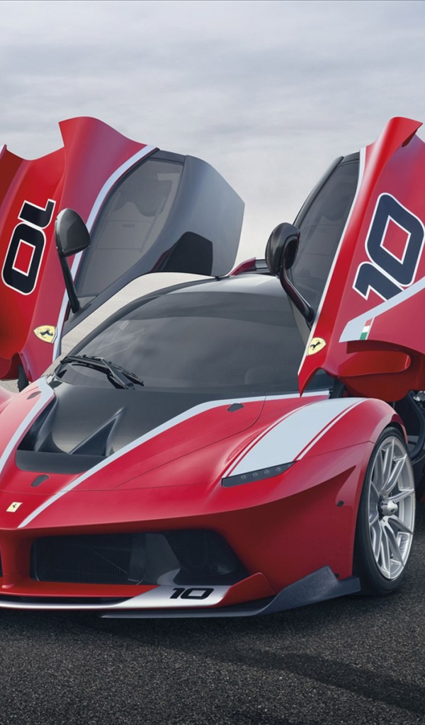 Открытые двери авто Ferrari FXX K