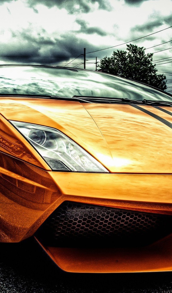 Золотисто оранжевый Lamborghini Gallardo LP570-4