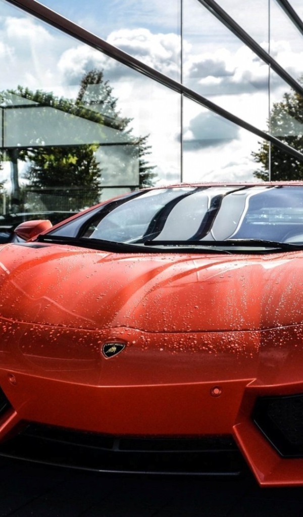 Красный Lamborghini Reventon