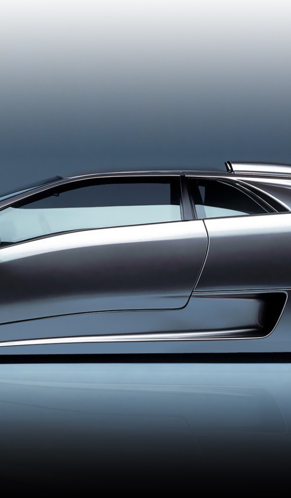 Стильный серебристый Ламборгини Diablo