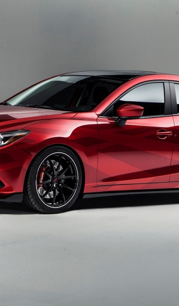 Красный автомобиль Mazda Vector 3