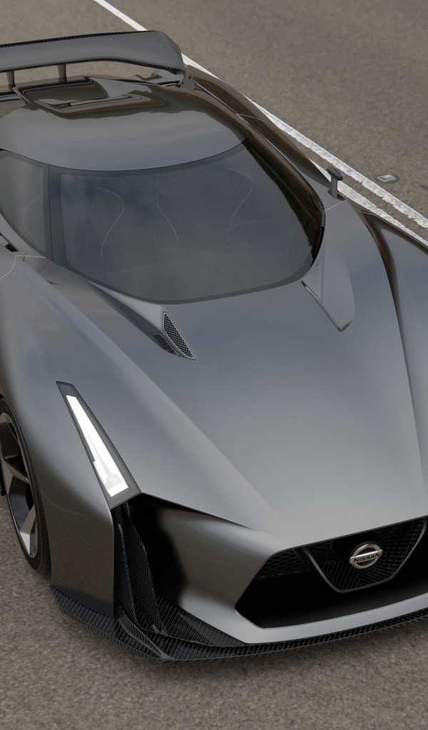 Черный суперкар Nissan Concept 2020
