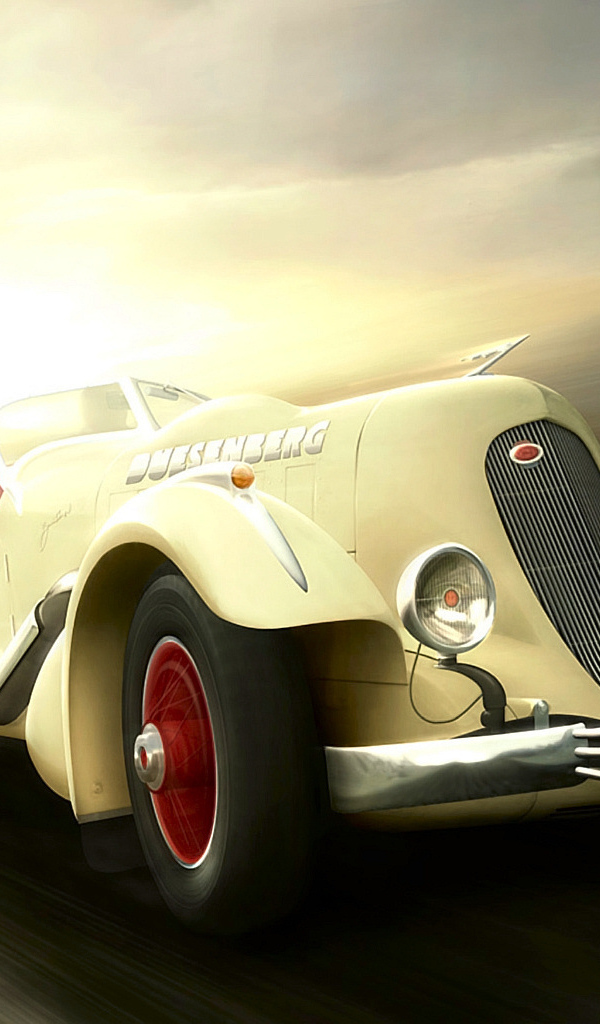 Ретро спортивный автомобиль