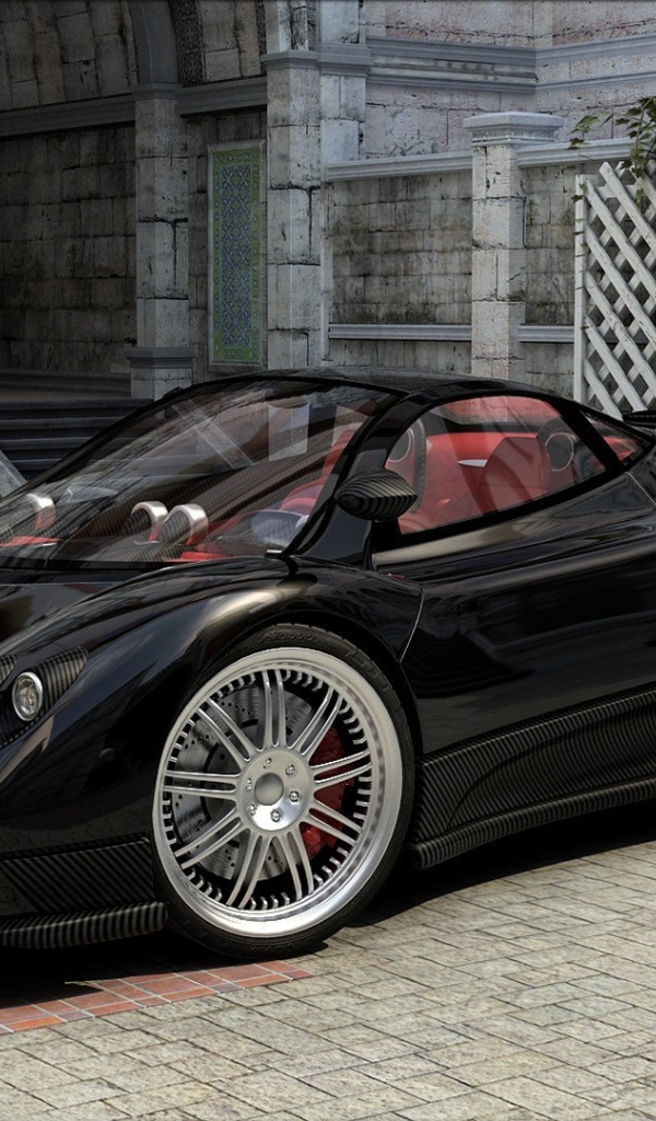 Черный спортивный Pagani