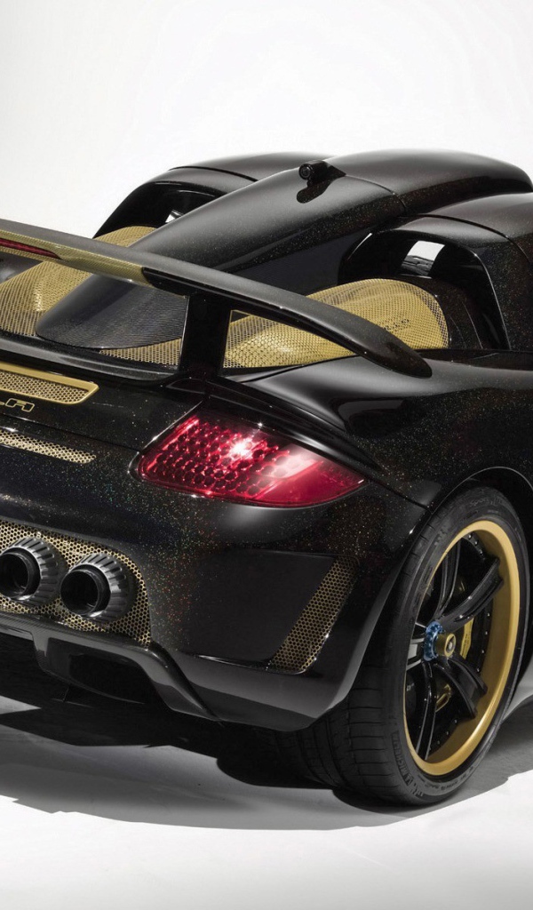 Черный Порше Gemballa Mirage GT