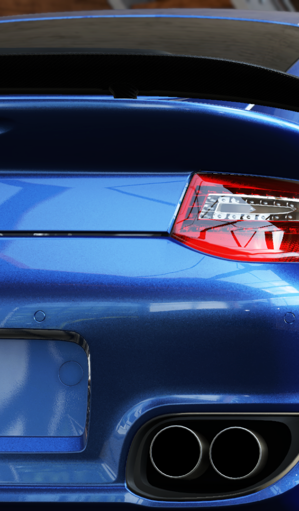 Голубой Порше РУФ 12