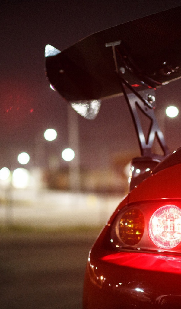 Стоп сигнал красной Toyota Supra