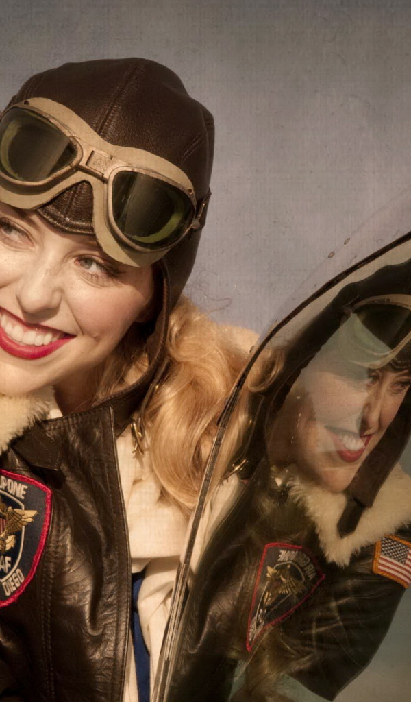 Американская девушка пилот