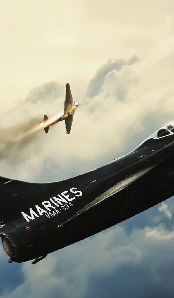 Черный самолет морской авиации