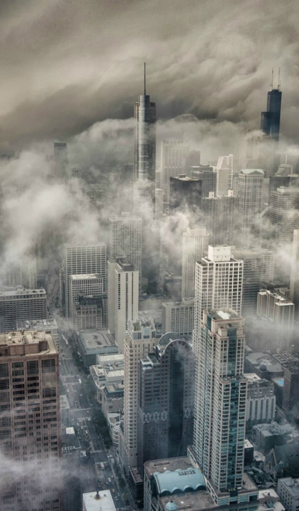 Чикаго в густом тумане