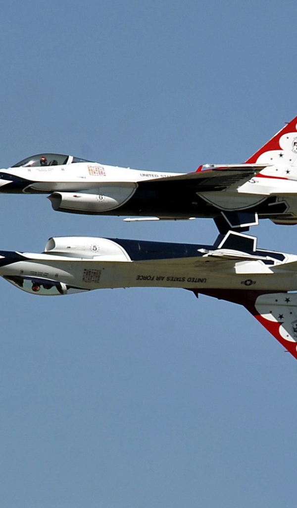 Зеркальный полет истребителей