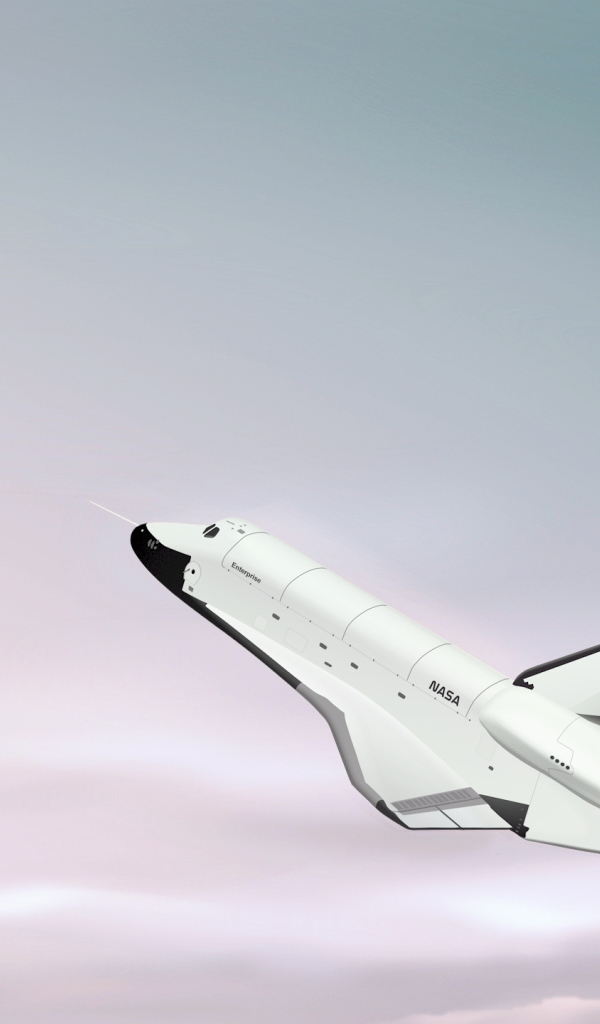 Шаттл над облаками