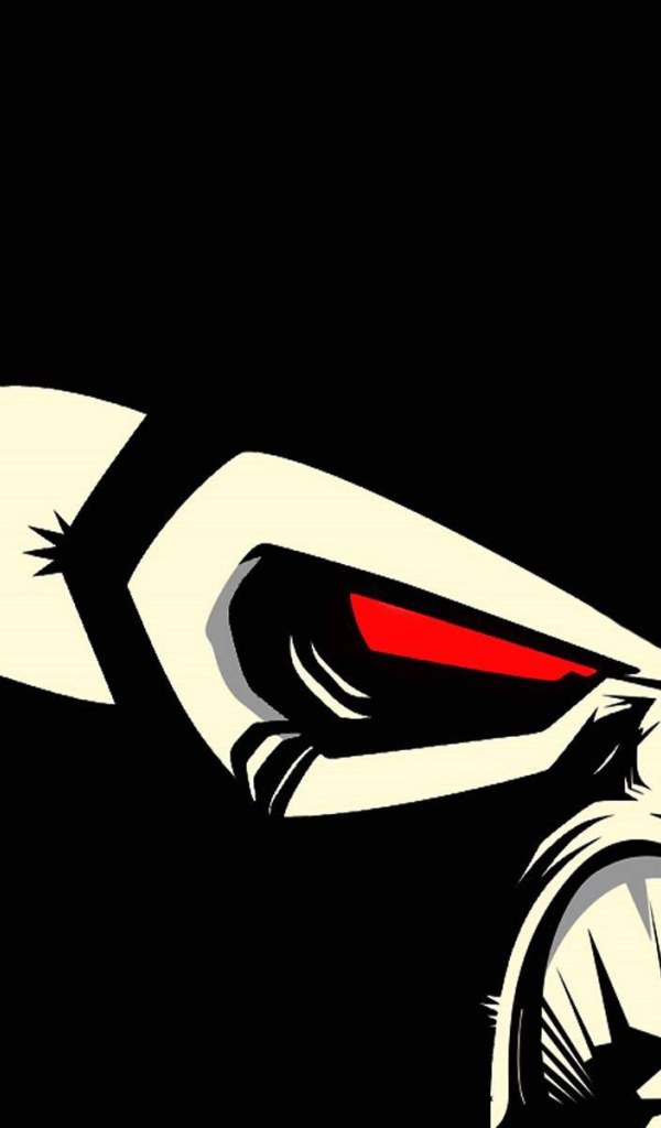 Злая обезьяна, черный фон