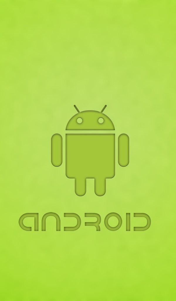Фигурка Андроид, зеленый фон
