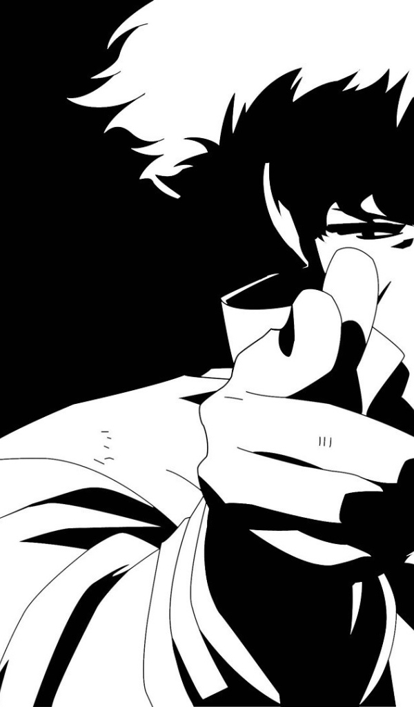 Аниме Ковбой Бибоп, черный фон