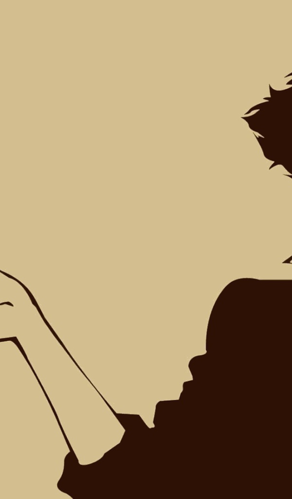 Аниме Ковбой Бибоп, коричневый фон