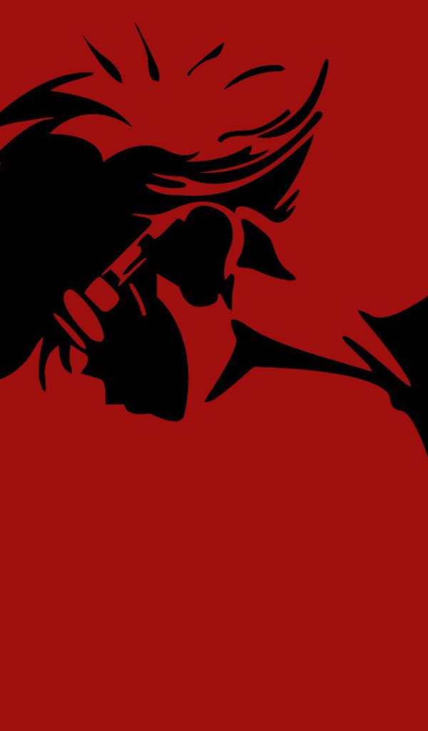 Аниме Ковбой Бибоп, красный фон