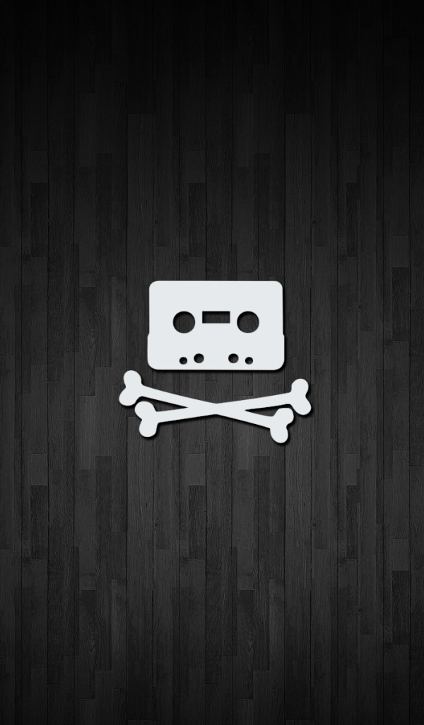Аудио кассета и кости, фон