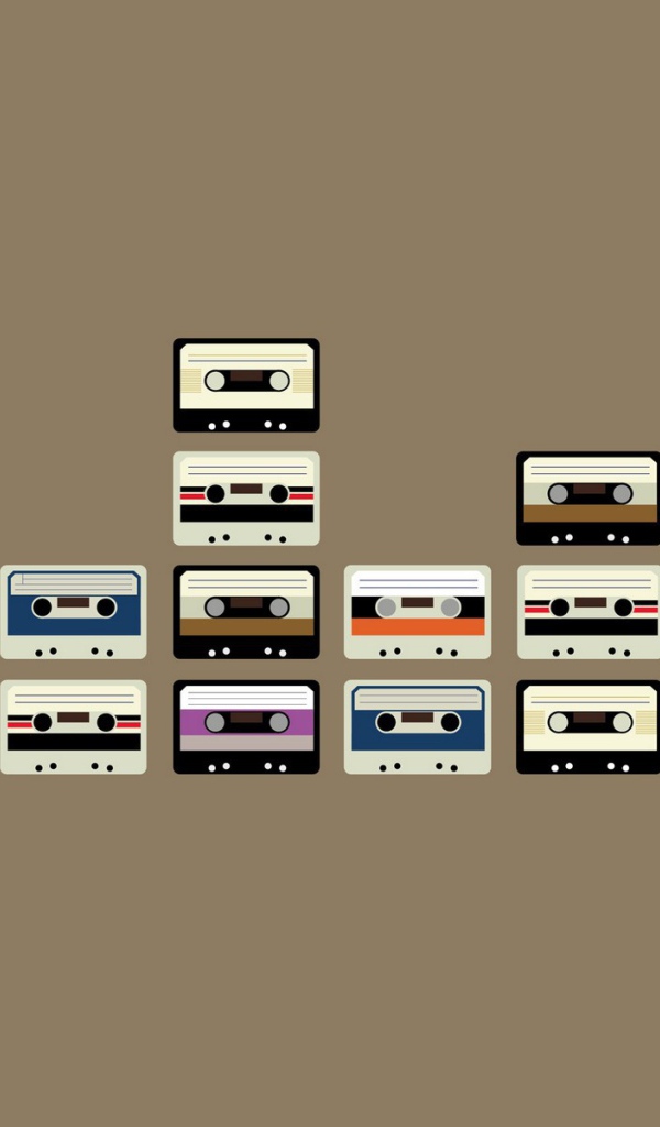 Аудио спектр из аудиокассет