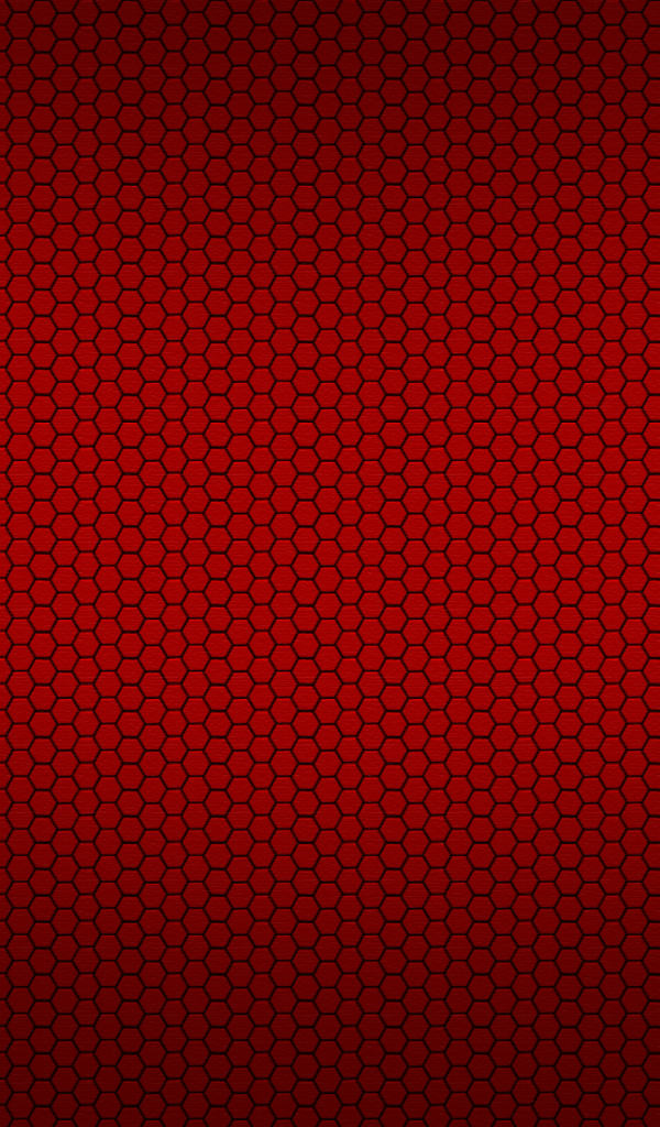 Черные соты, красный фон