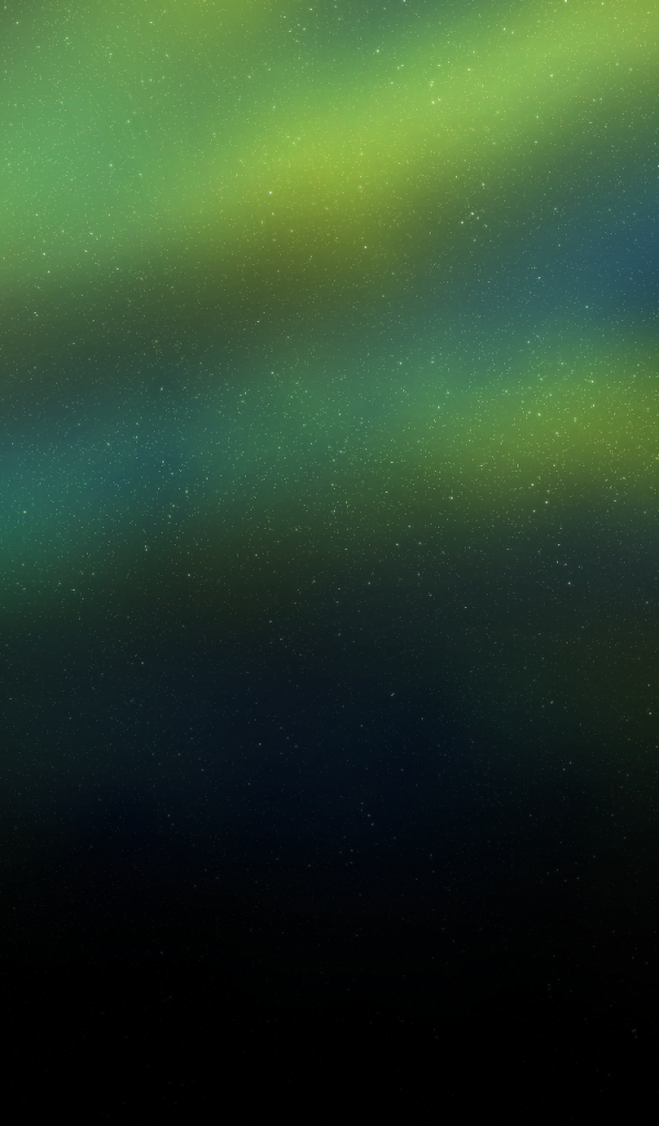 Сине зеленый фон звездного неба