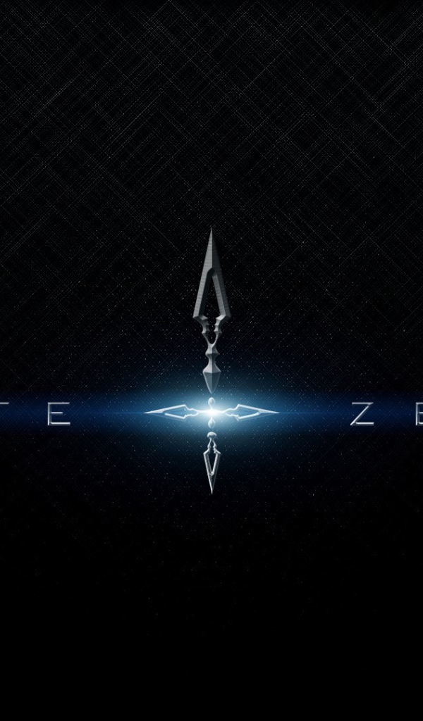 Голубые буквы, аниме Fate-Zero