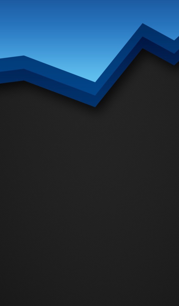 Голубая панель на сером фоне