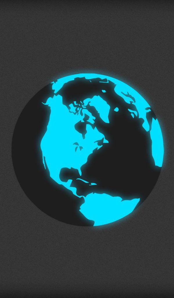 Голубой силуэт Земли