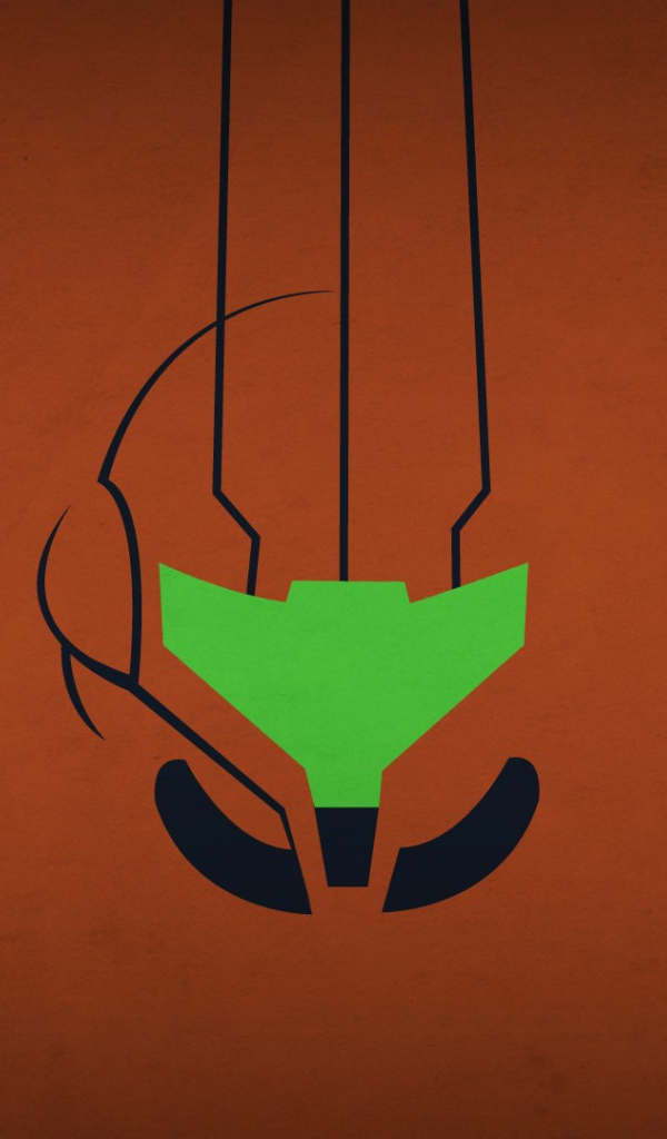 Коричневый фон, игра Metroid