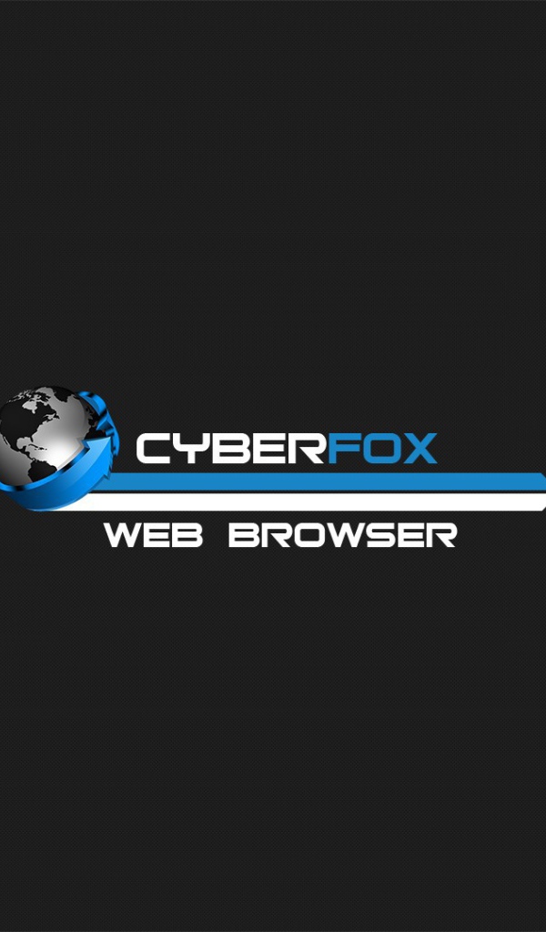 Браузер Cyberfox, голубой на сером фоне