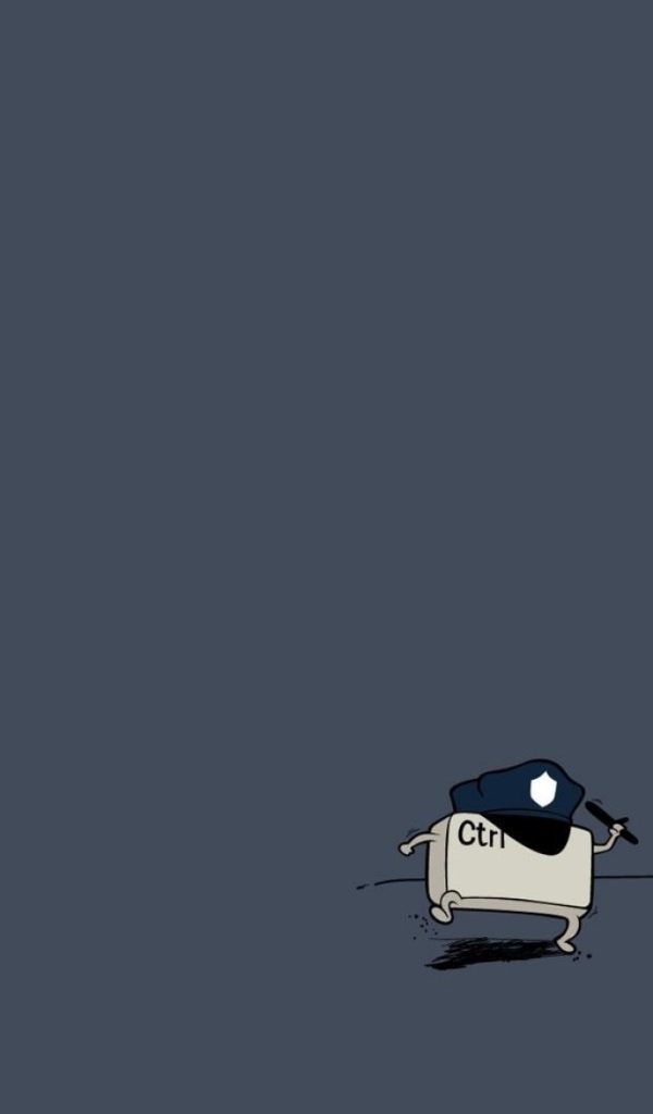 Кнопка полицейский гонится за кнопкой нарушителем