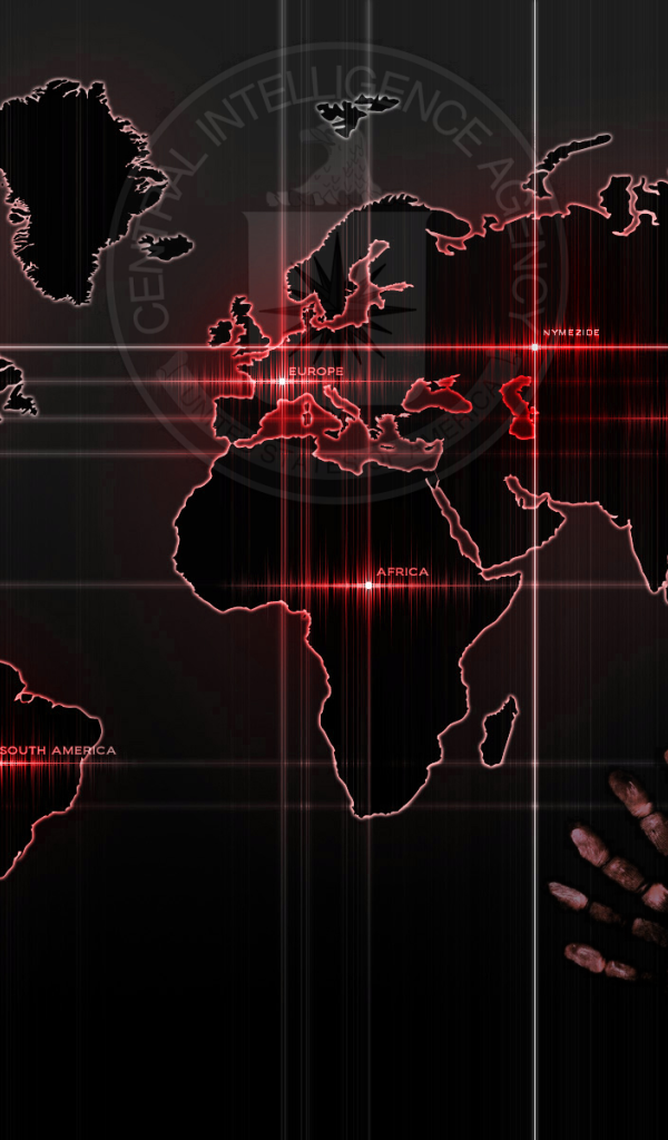 Карта мира ЦРУ