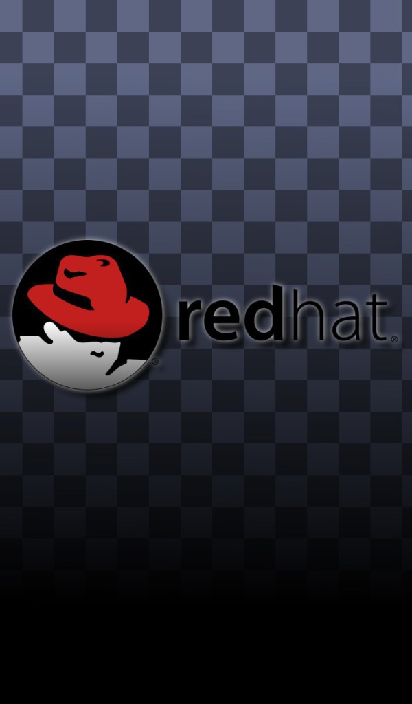 Клетчатый фон ОС Red Hat