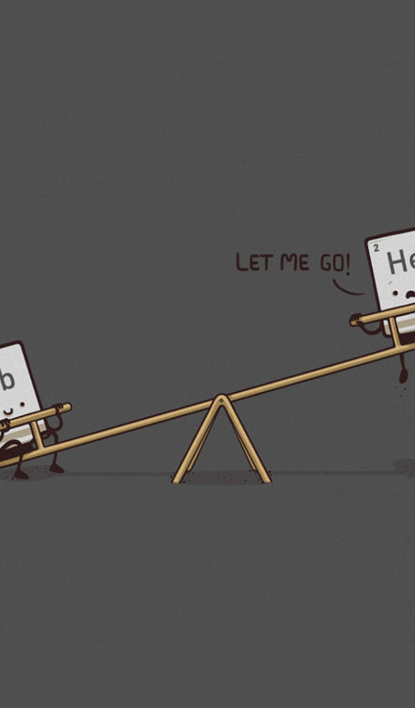 Химические элементы, серый фон