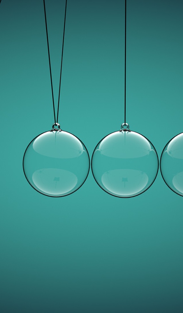 Разбился стеклянный шар на веревке